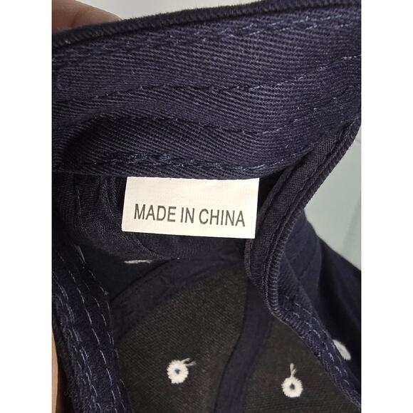 Pabst Blue Ribbon Beer‎ PBR Navy Blue Ball Cap Strapback Primotional Edge Cotton - Picture 7 of 7